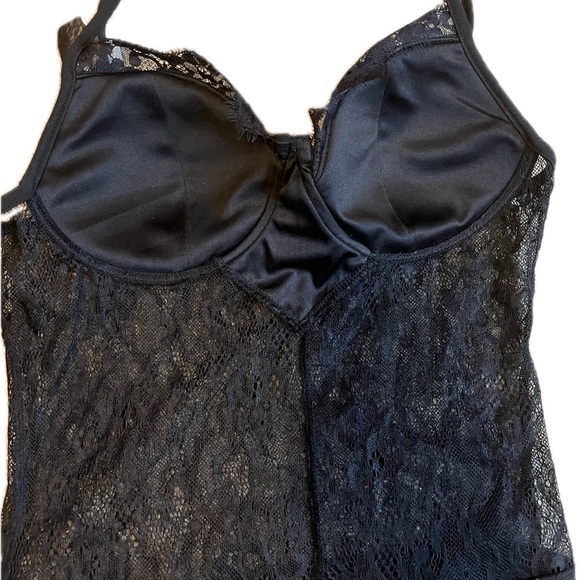 Haute Monde Black Lace Bodysuit size M - Picture 8 of 15